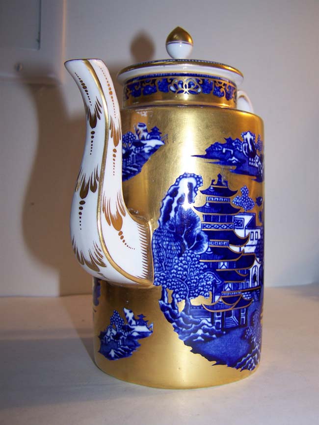 A Beautiful 19th century English Bone China Chocolate Pot by Coalport circa 1850 — image 2